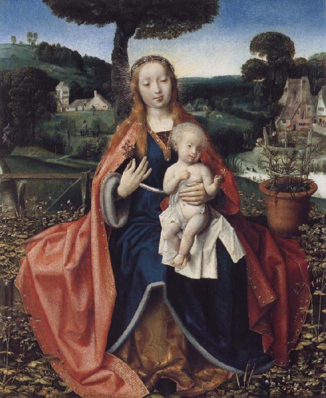 Jan provoost THe Virgin and Child in a Landscape oil painting image
